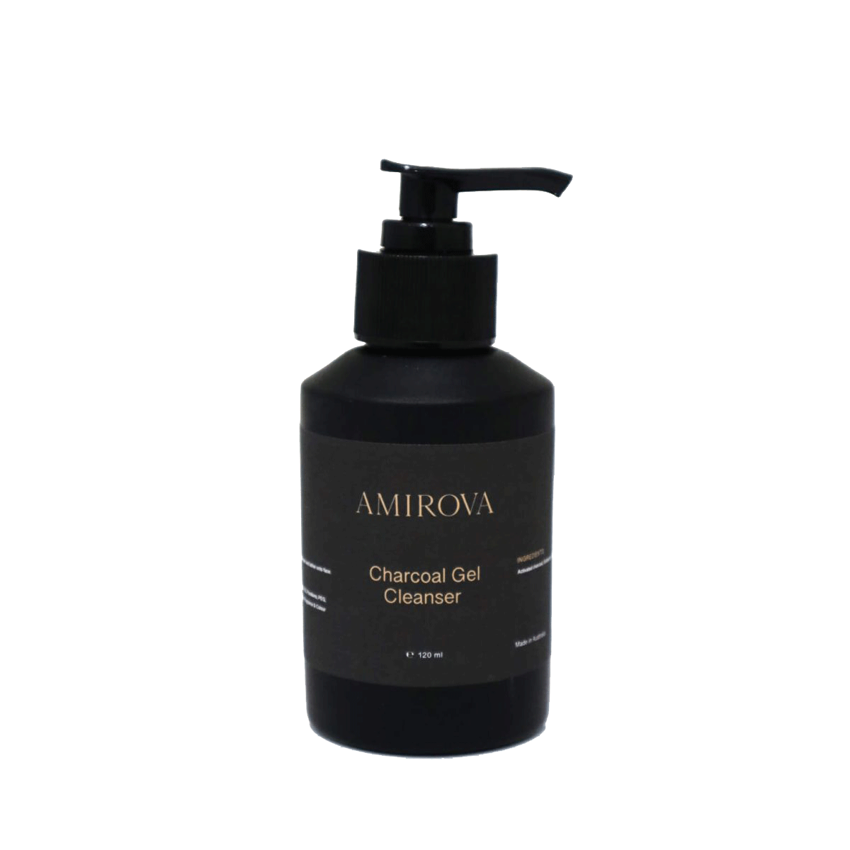 Charcoal Gel Cleanser | Amirova | Detoxifying Daily Cleanser | 120ml
