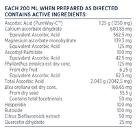 High-strength Vitamin C powder by Designs for Health with bioflavonoids for immune support, collagen formation and antioxidant protection. Naturally orange flavoured.