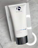 Rich creamy texture of iS Clinical Cream Cleanser