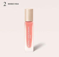 Tinted lip-plumping gloss-serum by Monika Heilligmann Paris. Enhances lip volume, hydration and radiance with active peptides and hyaluronic acid.
