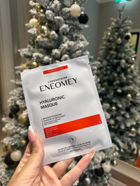 Deeply hydrating hyaluronic acid sheet mask by Laboratoire Eneomey to plump, soothe and brighten the skin. Perfect for dehydrated, sensitive or tired skin.