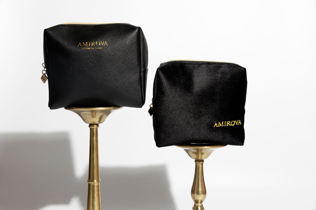 Amirova Cosmetic Bag – luxury travel makeup and skincare pouch
