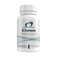 Designs for Health B Supreme – high-potency vitamin B complex supplement capsules